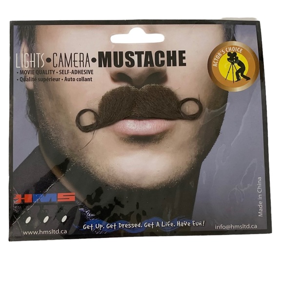 Self Adhesive Mustache Costume - Picture 8 of 8
